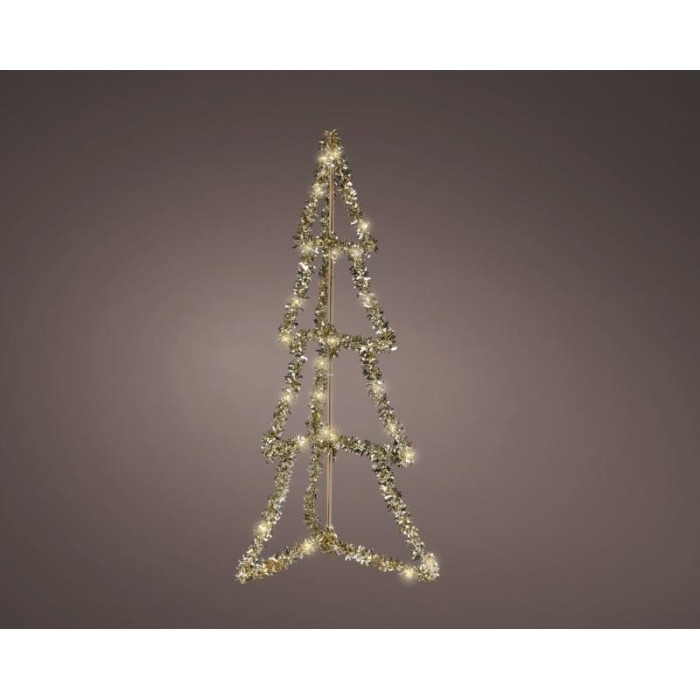 ALBERO 80 LED ORO H.80